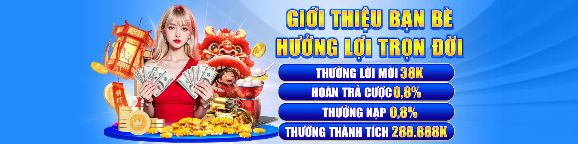 Banner khuyến mãi new88bi với tiền thưởng và vòng quay miễn phí